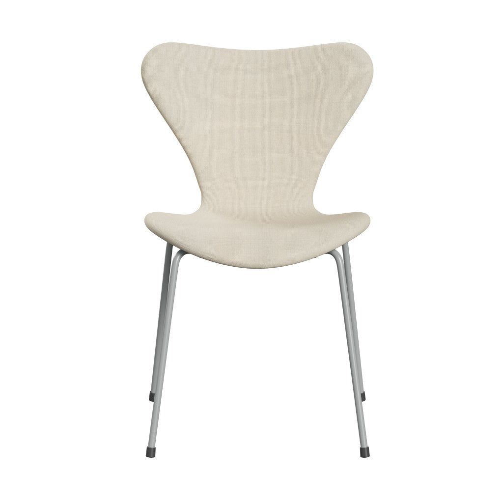 Fritz Hansen 3107 Stol Fuldpolstret, Nine Grey/Hallingdal Off White