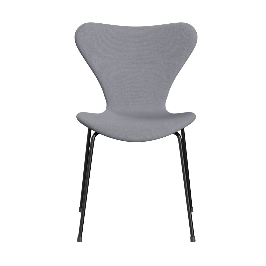 Fritz Hansen 3107 Stol Fuldpolstret, Sort/Christianshavn Light Grey Uni