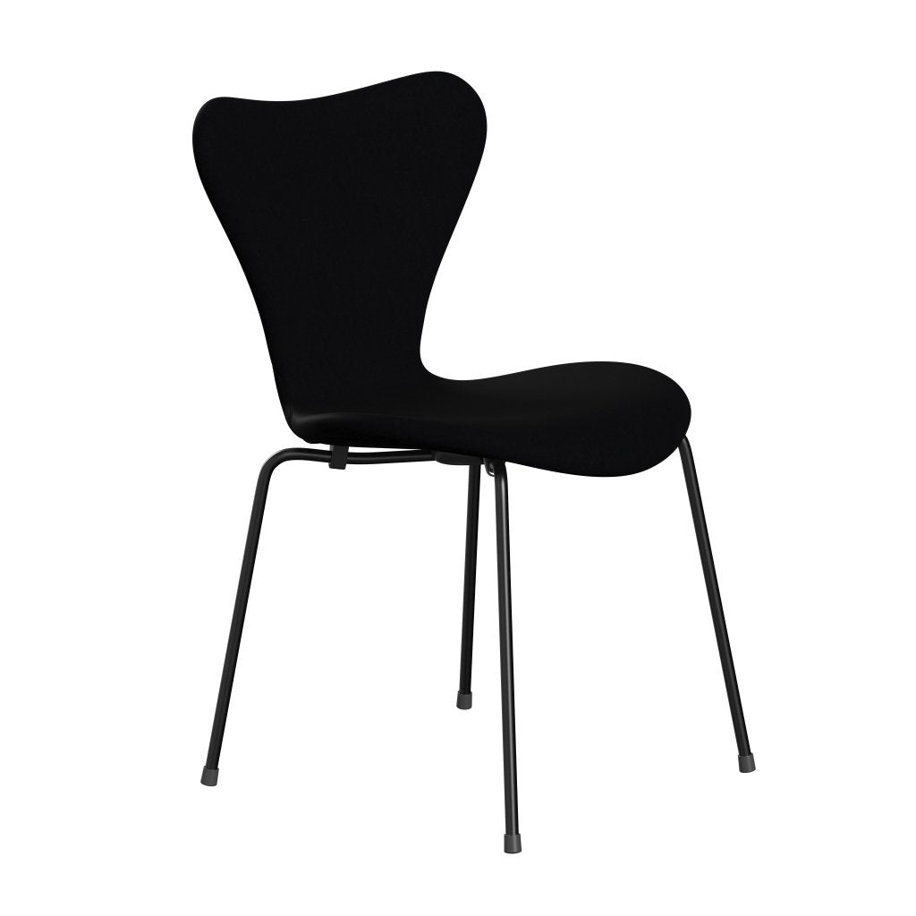 Fritz Hansen 3107 Stol Fuldpolstret, Sort/Comfort Sort (C00050)