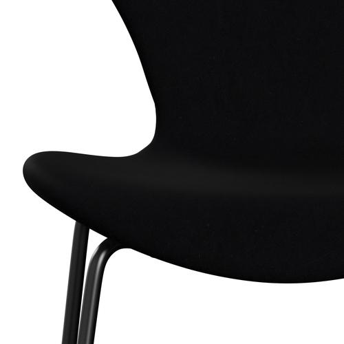 Fritz Hansen 3107 Stol Fuldpolstret, Sort/Comfort Sort (C00050)