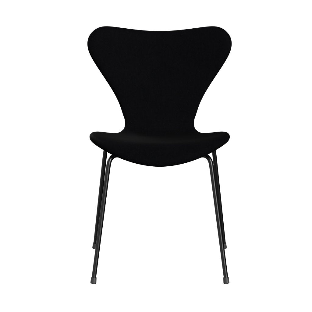 Fritz Hansen 3107 Stol Fuldpolstret, Sort/Comfort Sort (C00050)