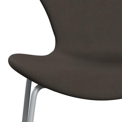 Fritz Hansen 3107 Stol Fuldpolstret, Silver Grey/Comfort Grå (C61014)