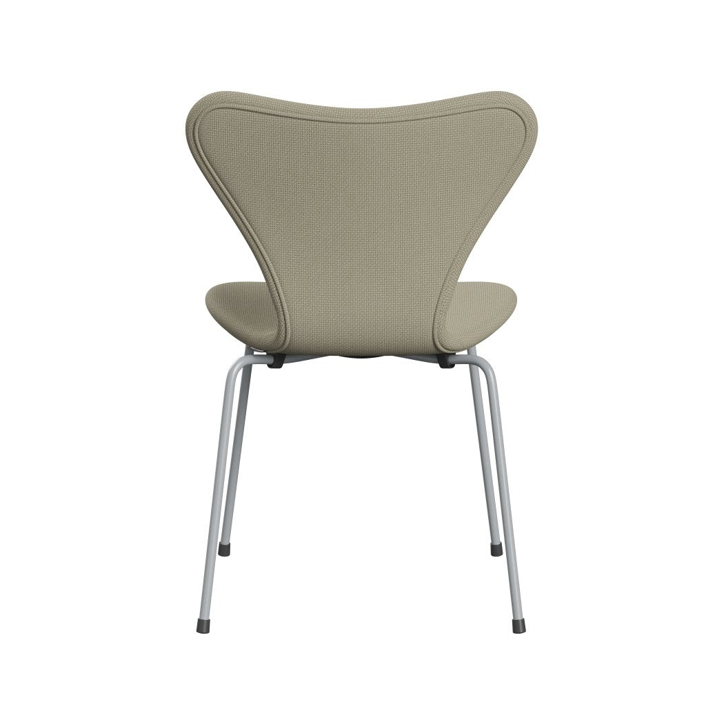 Fritz Hansen 3107 Stol Fuldpolstret, Silver Grey/Diablo Sand