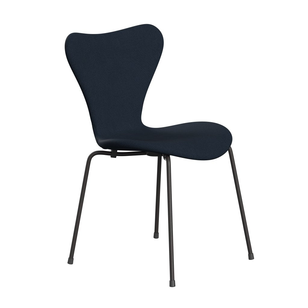 Fritz Hansen 3107 Stol Fuldpolstret, Warm Graphite/Fame Blå Antracit