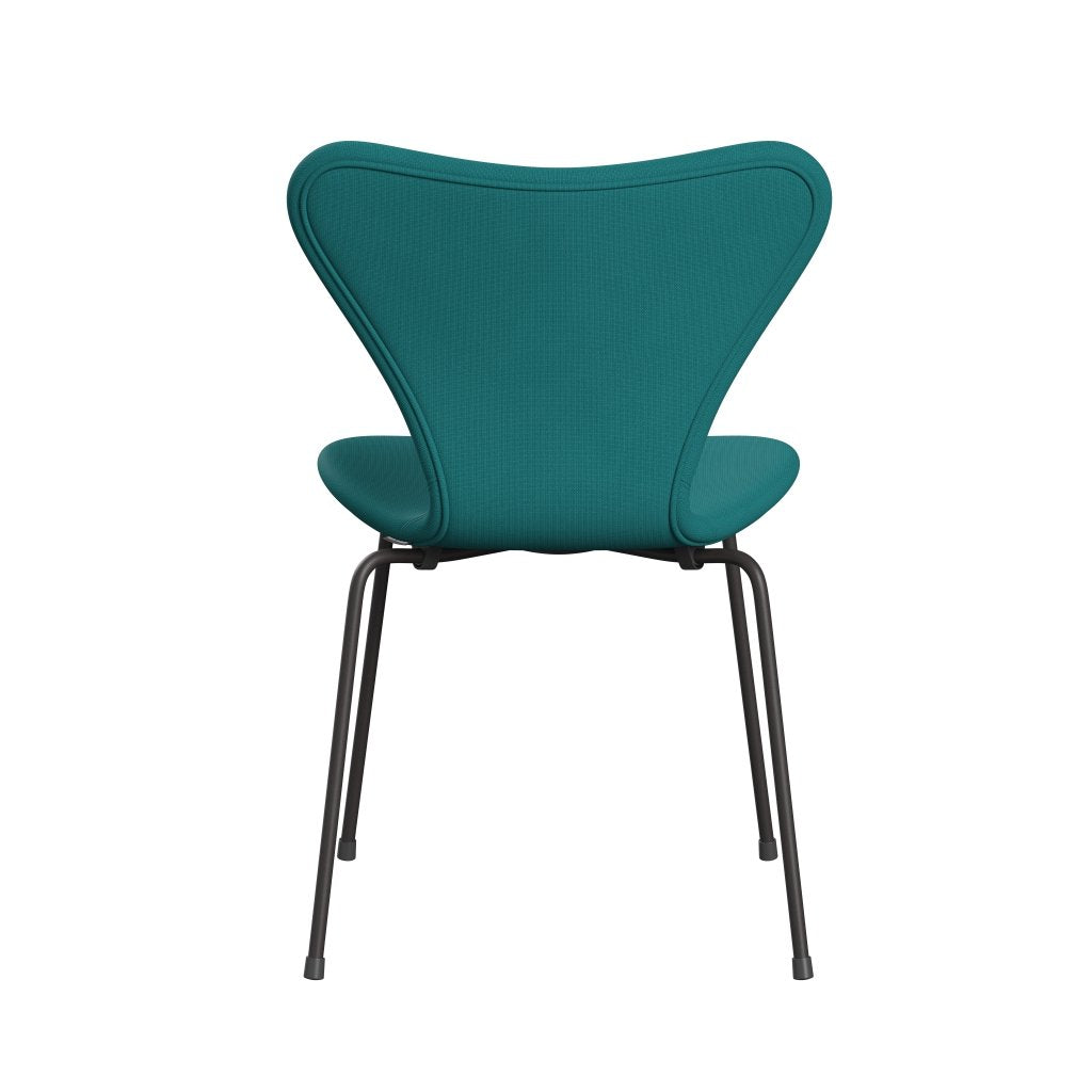 Fritz Hansen 3107 Stol Fuldpolstret, Warm Graphite/Fame Turkis (F67016)