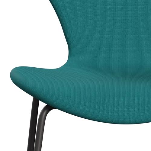 Fritz Hansen 3107 Stol Fuldpolstret, Warm Graphite/Fame Turkis (F67016)