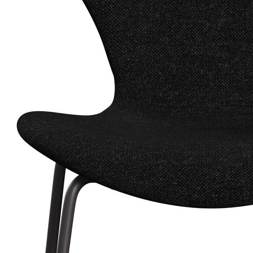 Fritz Hansen 3107 Stol Fuldpolstret, Warm Graphite/Hallingdal Charcoal