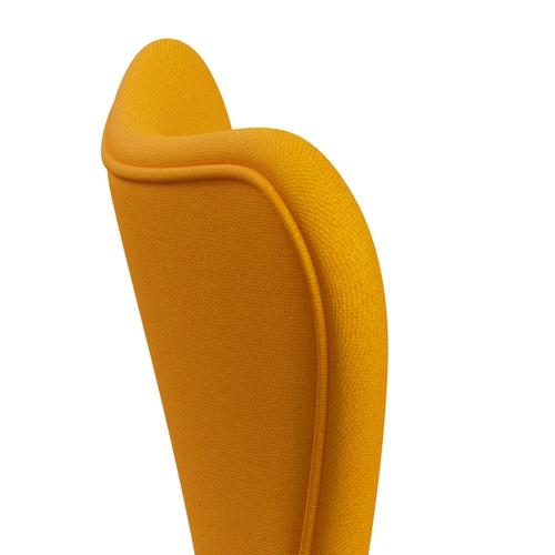 Fritz Hansen 3107 Stol Fuldpolstret, Warm Graphite/Tonus Yellow Orange