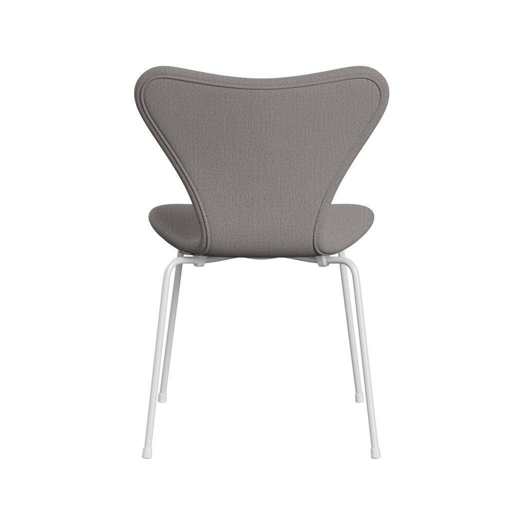 Fritz Hansen 3107 Stol Fuldpolstret, Hvid/Christianshavn Beige