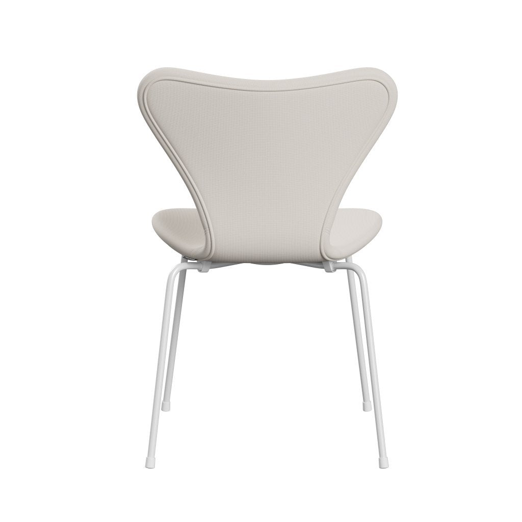 Fritz Hansen 3107 Stol Fuldpolstret, Hvid/Fame Hvid