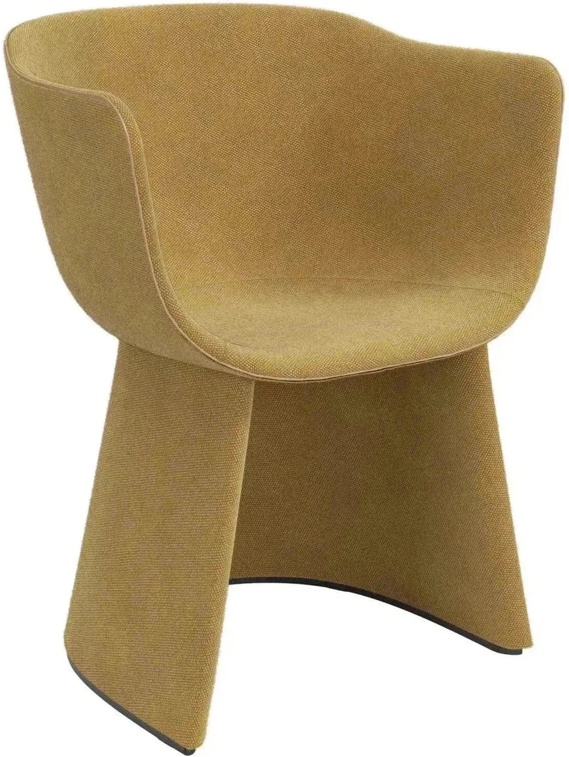 Fritz Hansen Monolit Cm221 Dining Chair, Yellow/Yellow