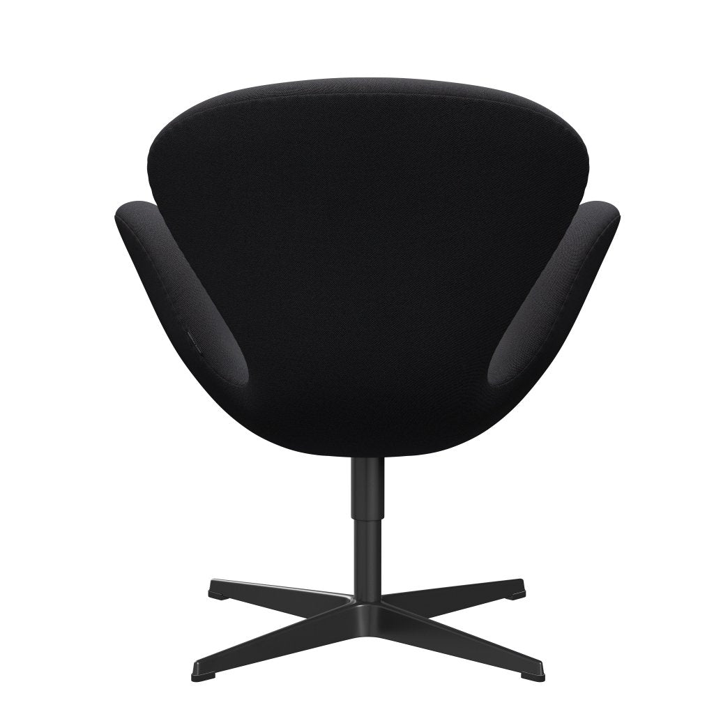 Fritz Hansen Svanenstol, Sortlakeret/Rime Brown/Dark Blue