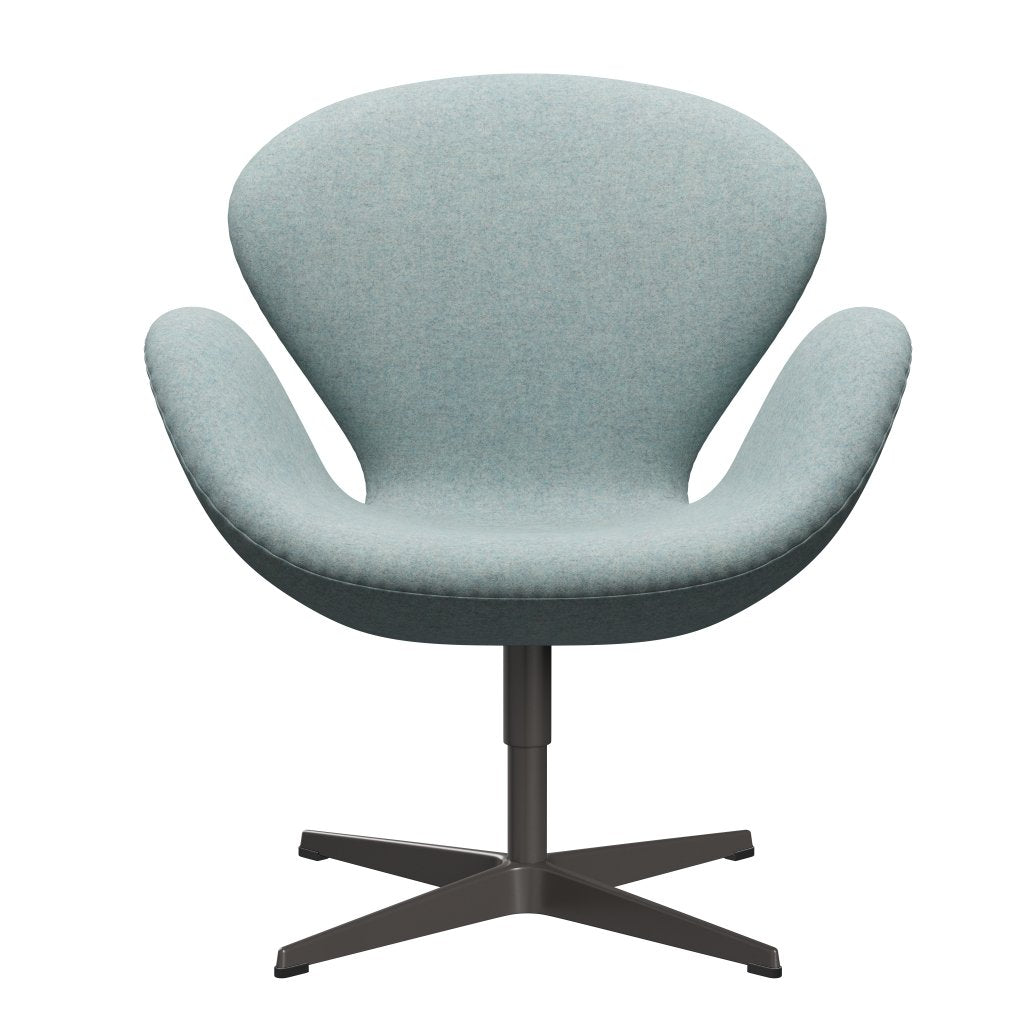 Fritz Hansen Svanenstol, Warm Graphite/Divina Md Mint