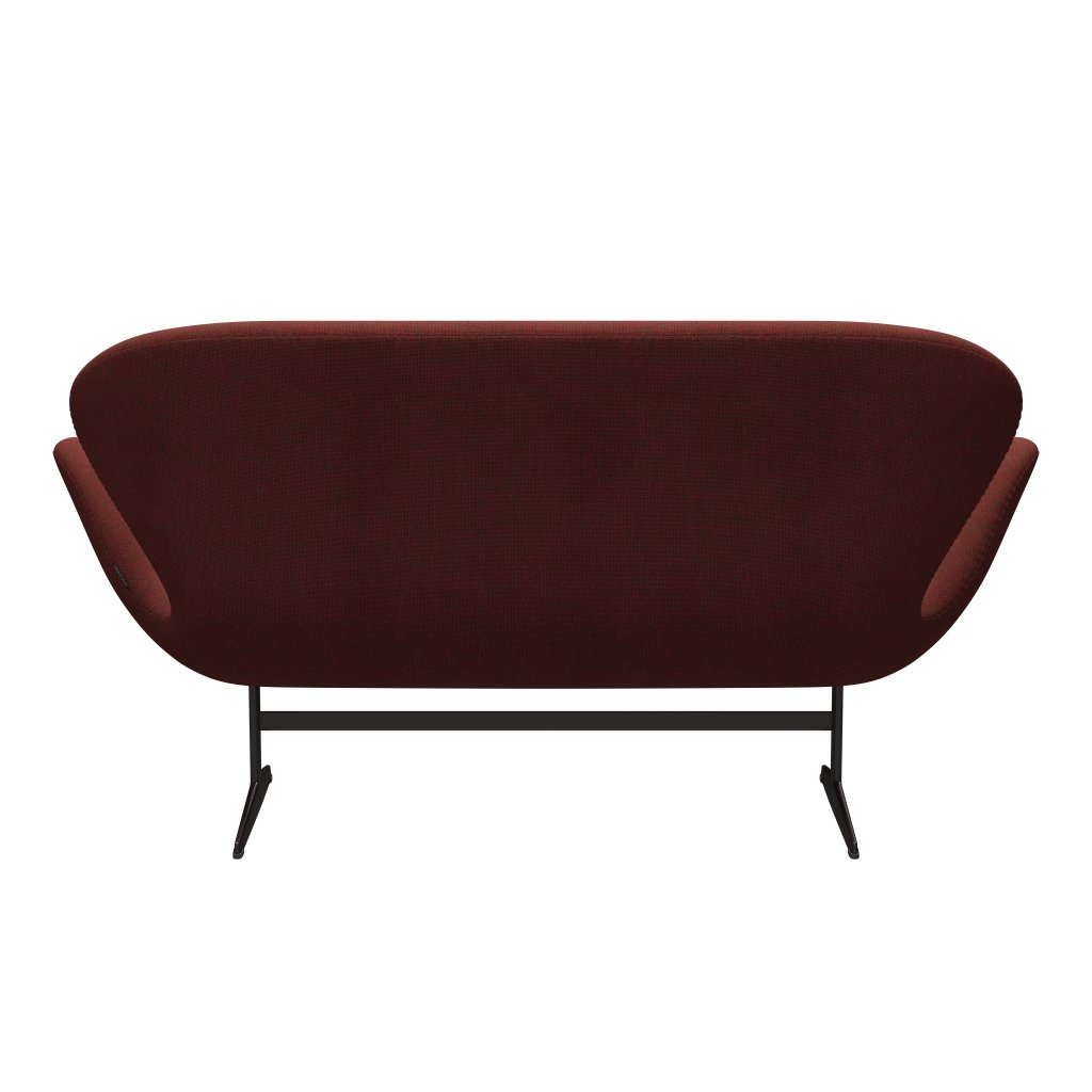 Fritz Hansen Svanesofa 2-Personers, Brown Bronze/Hallingdal Red/Green