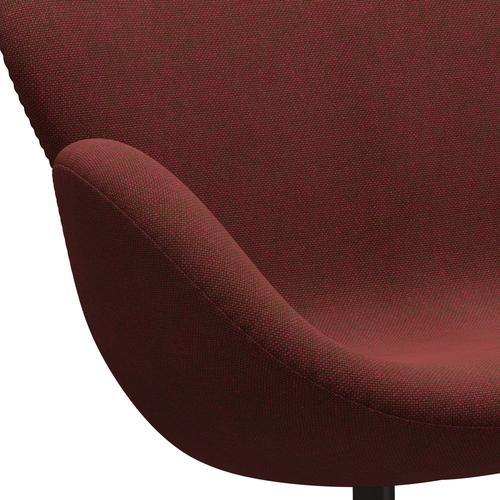 Fritz Hansen Svanesofa 2-Personers, Brown Bronze/Hallingdal Red/Green