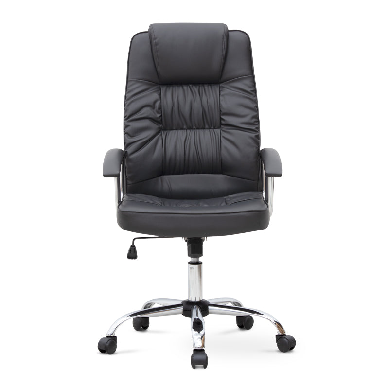 Office Chair ARLENE PU leather Black 62x63x112/122cm