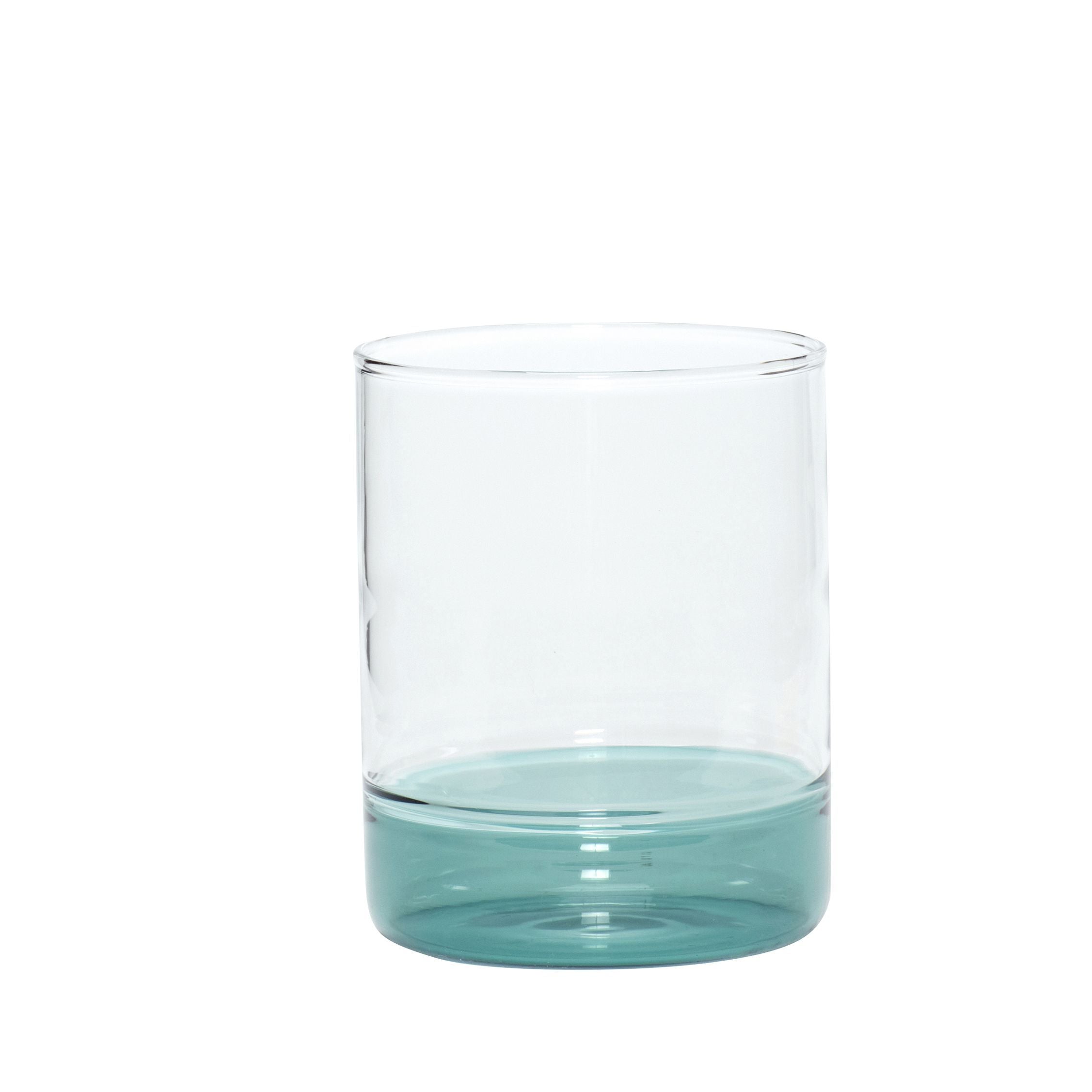 Hübsch Kiosk Vandglas Glas Klar/Grøn