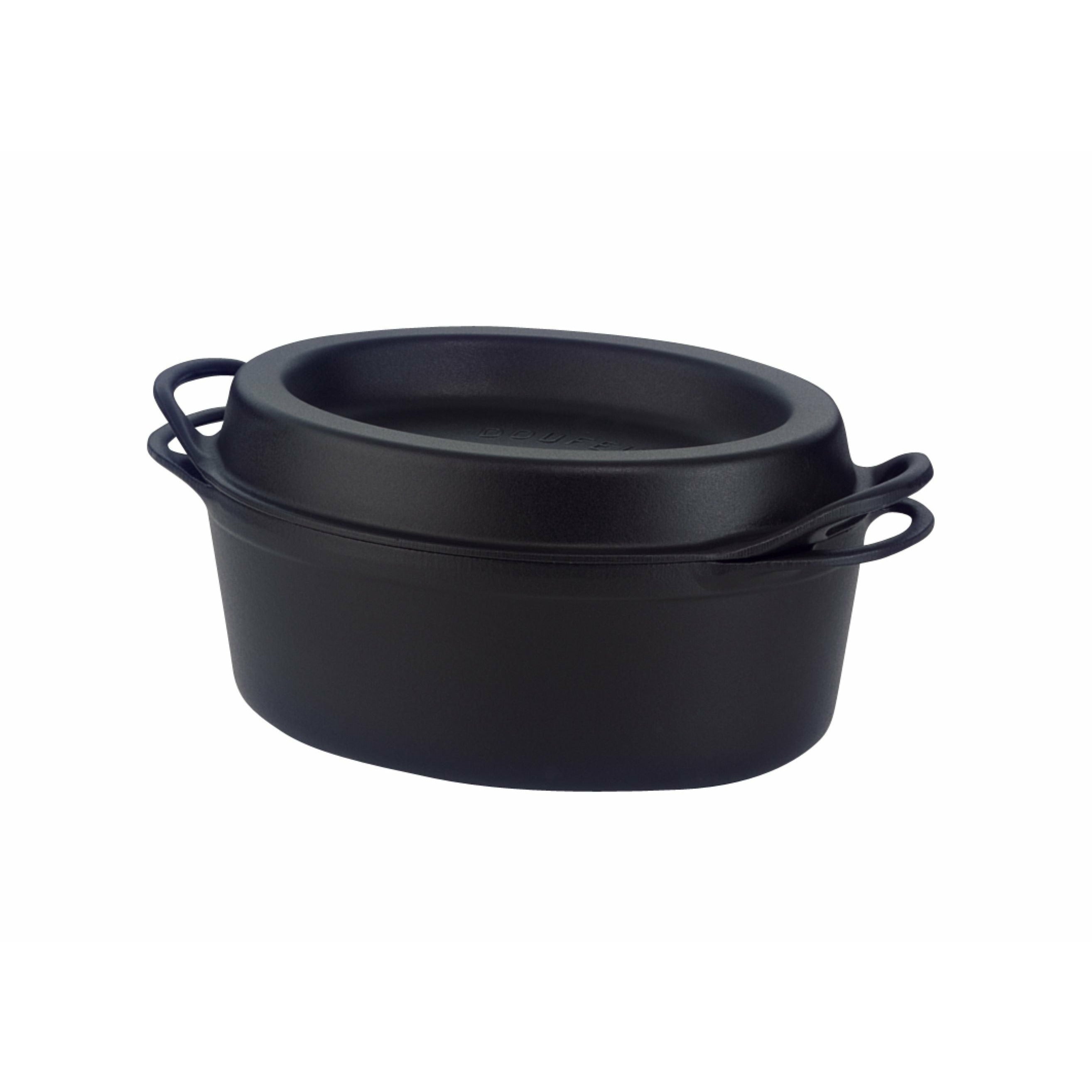 Le Creuset Doufeu Oval Doufeu 32 Cm, Sort