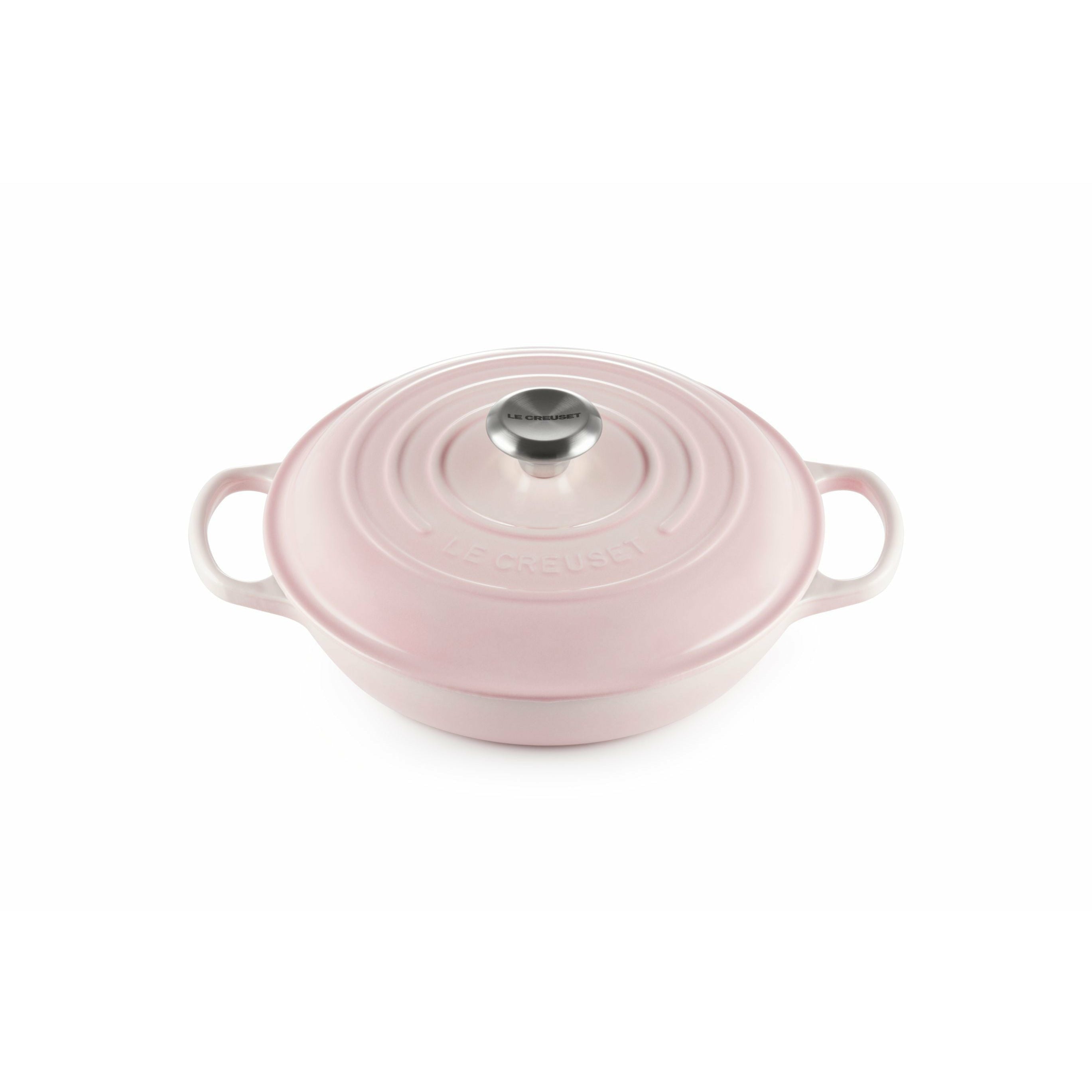 Le Creuset Signature Buffetgryde 26 Cm, Shell Pink