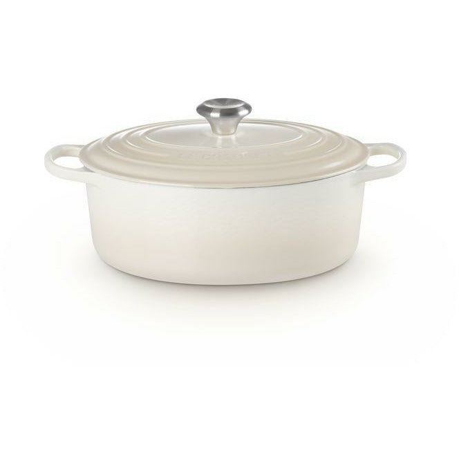 Le Creuset Signature Oval Gryde 29 Cm, Meringue