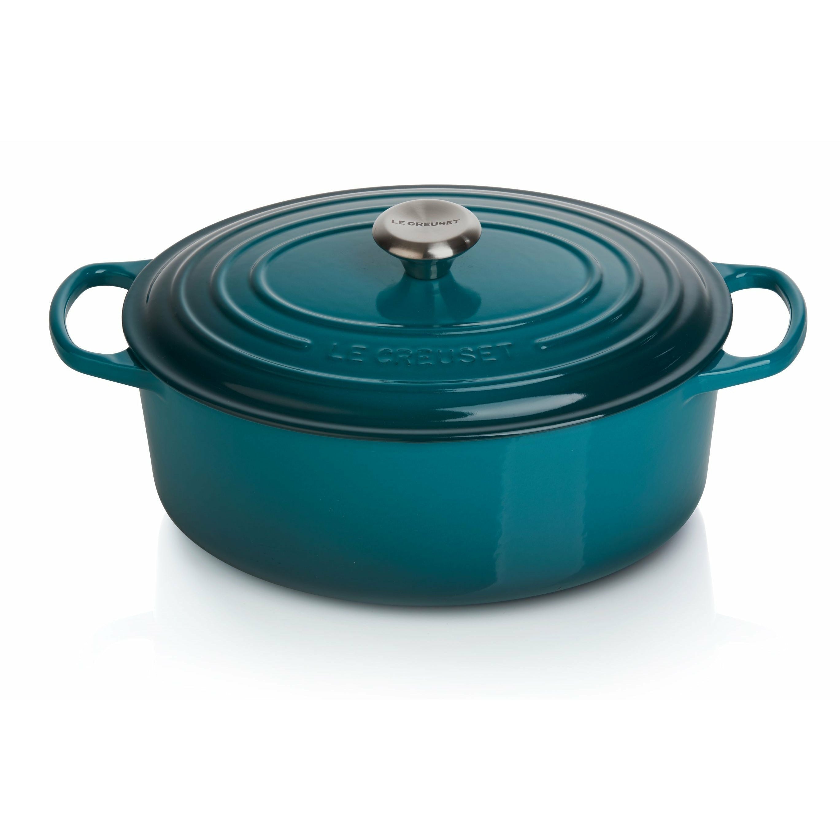 Le Creuset Signature Oval Gryde 31 Cm, Deep Teal