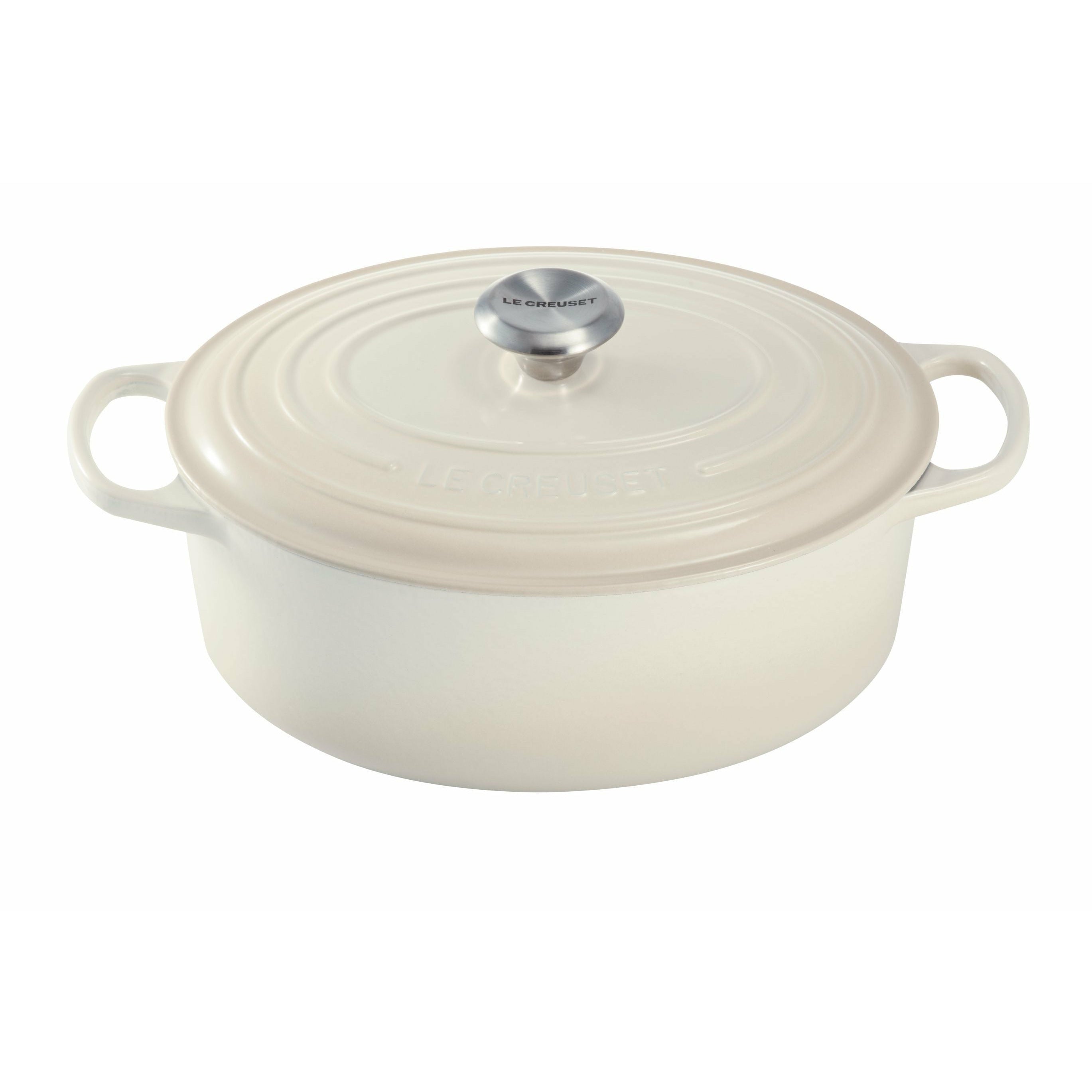 Le Creuset Signature Oval Gryde 31 Cm, Meringue