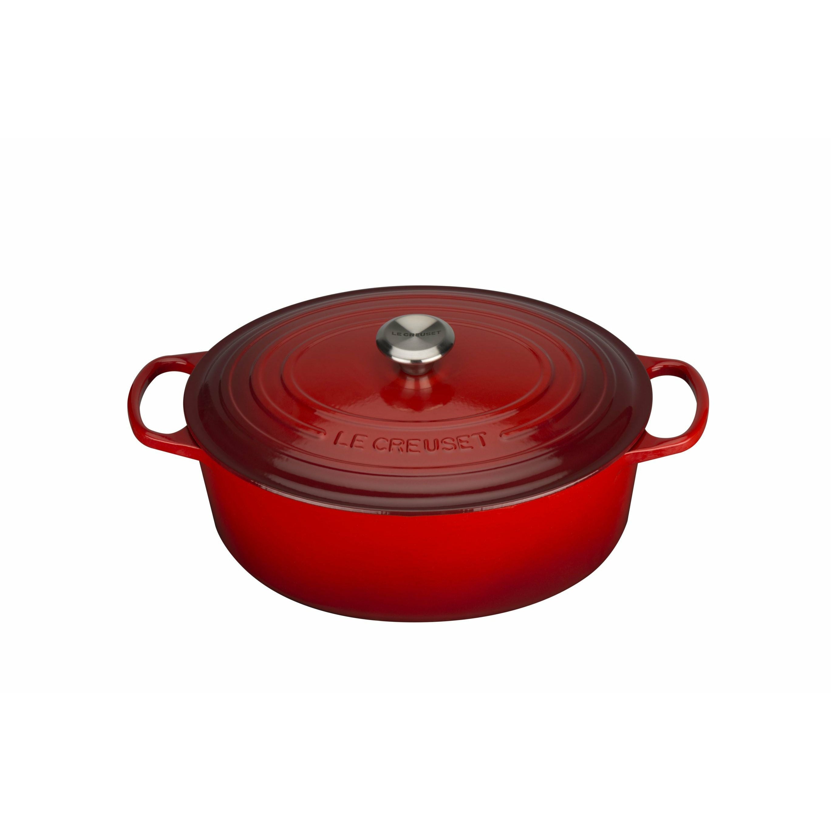 Le Creuset Signature Oval Gryde 33 Cm, Cerise