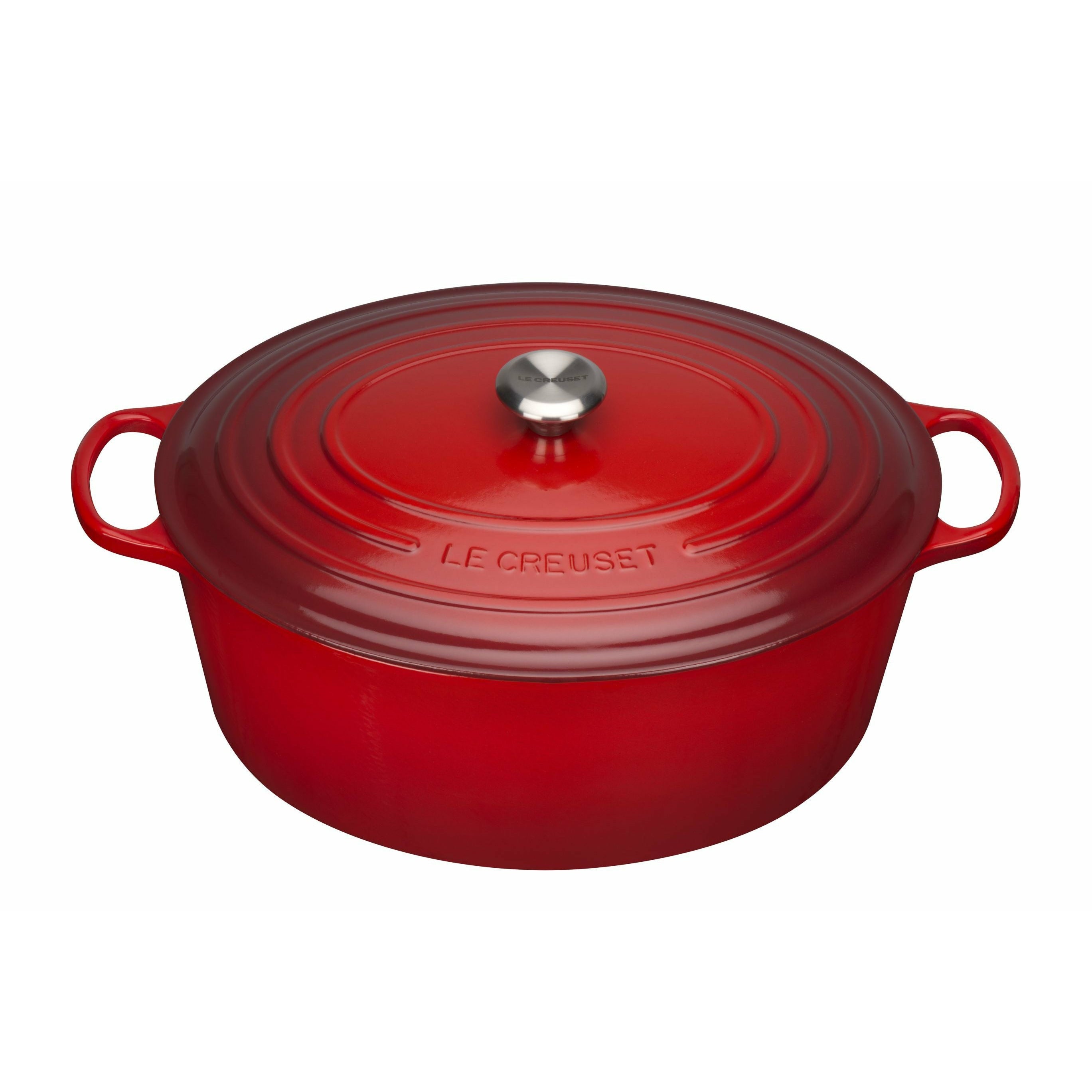 Le Creuset Signature Oval Gryde 40 Cm, Cerise