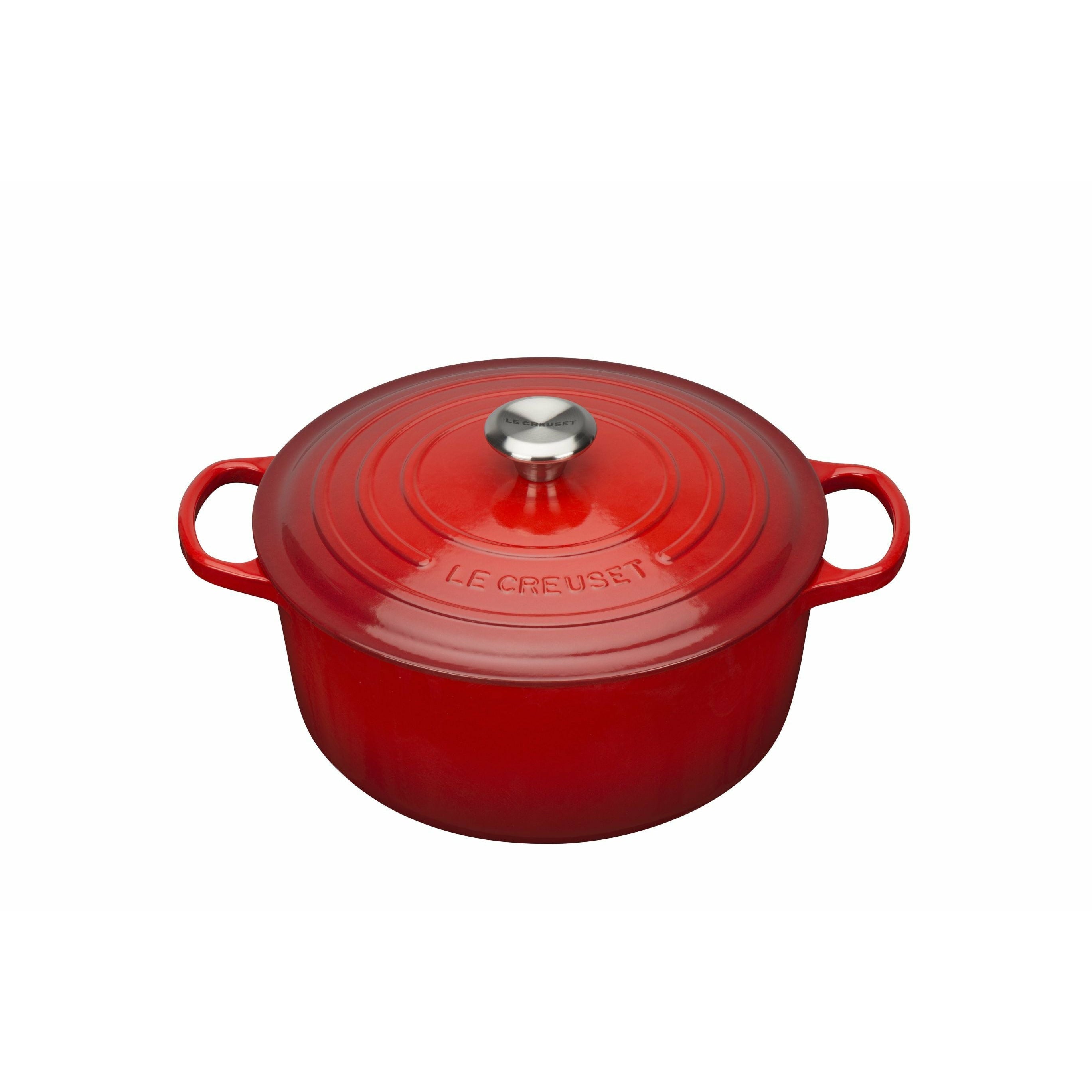 Le Creuset Signature Rund Gryde 20 Cm, Cerise