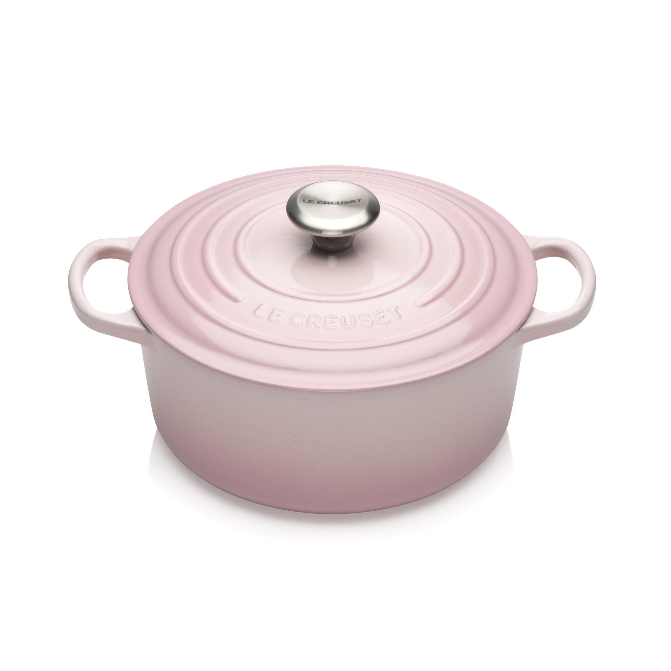 Le Creuset Signature Rund Gryde 24 Cm, Shell Pink