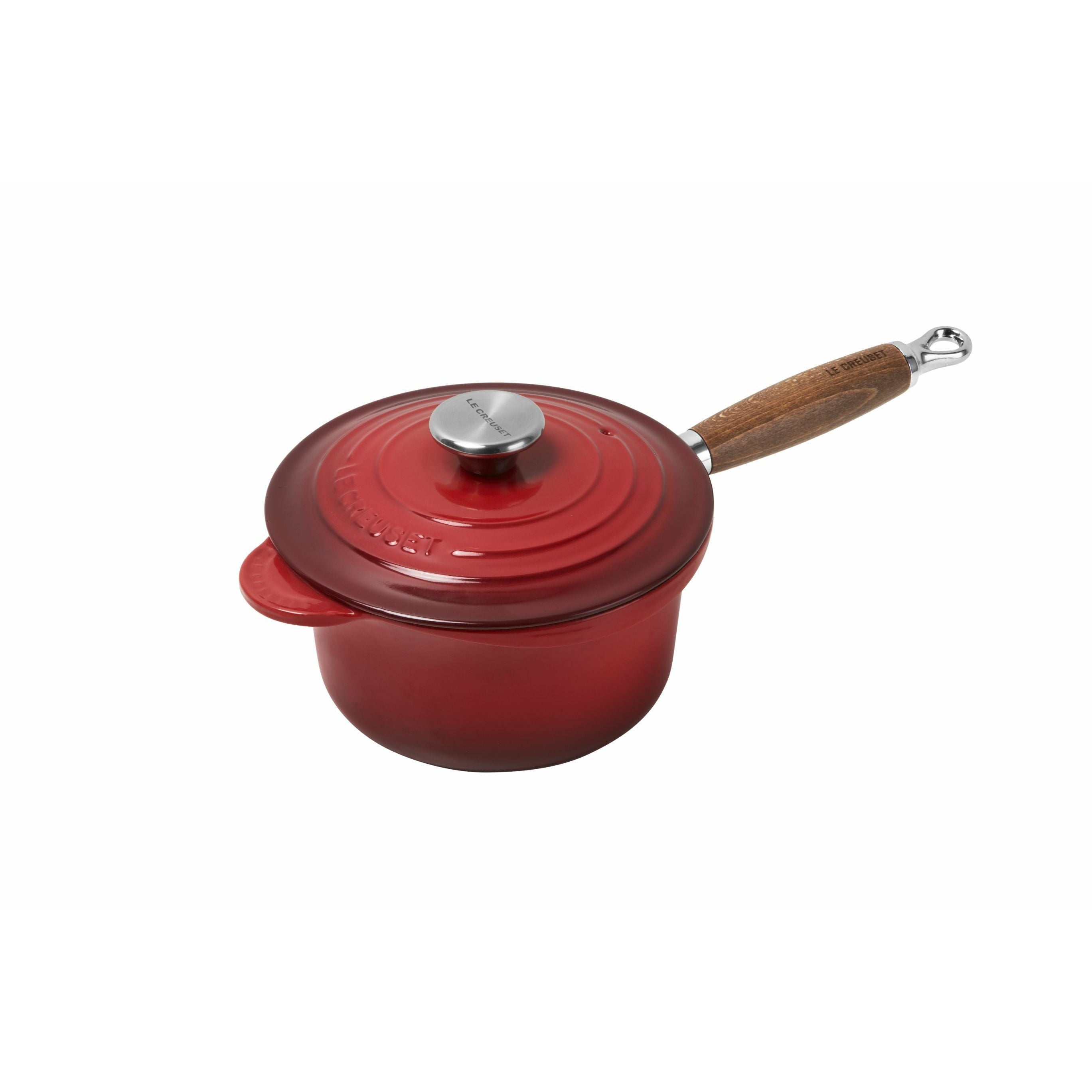 Le Creuset Tradition Kasserolle Med Træhåndtag 18 Cm, Cerise