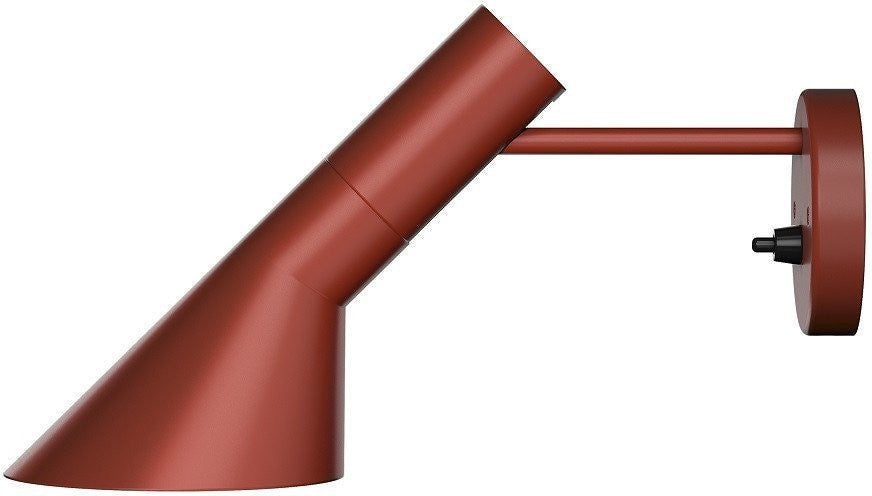 Louis Poulsen Aj Wall Lamp, Rust Red