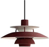 Louis Poulsen Ph 5 Mini Pendant Monochrome, Burgundy