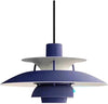 Louis Poulsen Ph 5 Mini Pendant Monochrome, Dusty Indigo