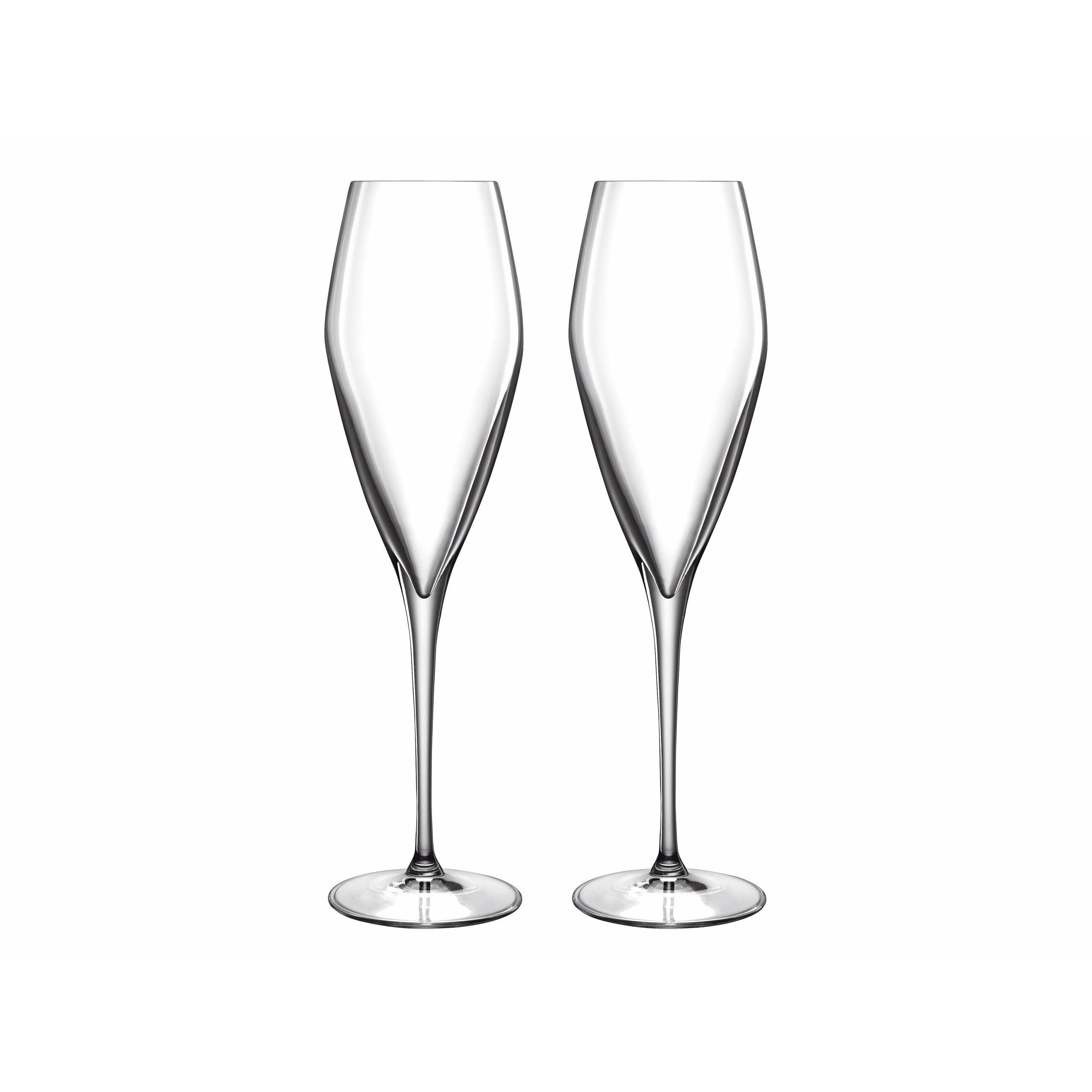 Luigi Bormioli Atelier Champagneglas Prosecco, 2 Stk.