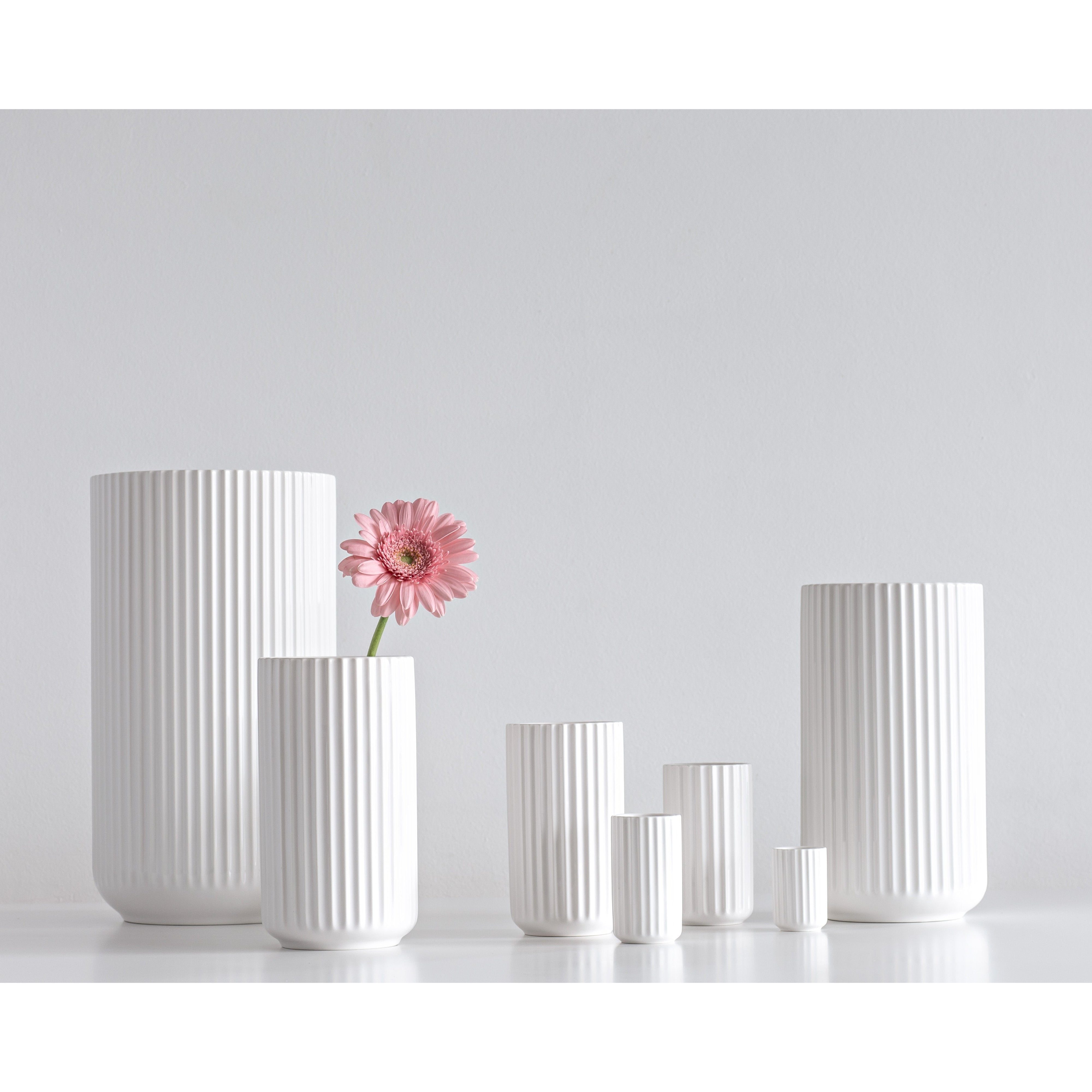 Lyngby Vase White, 9cm