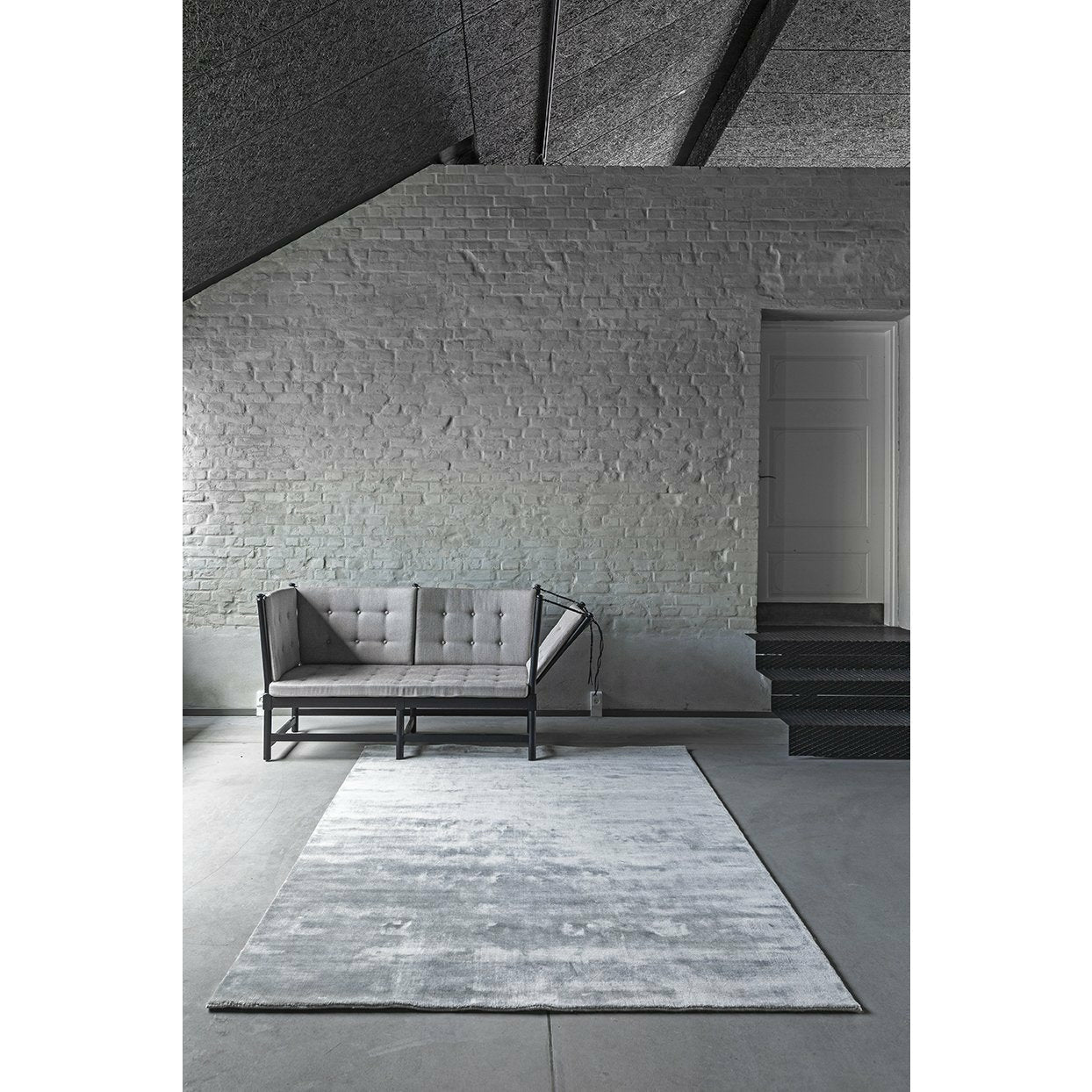 Massimo Earth Bamboo Gulvtæppe Concrete Grey, 300x400 cm