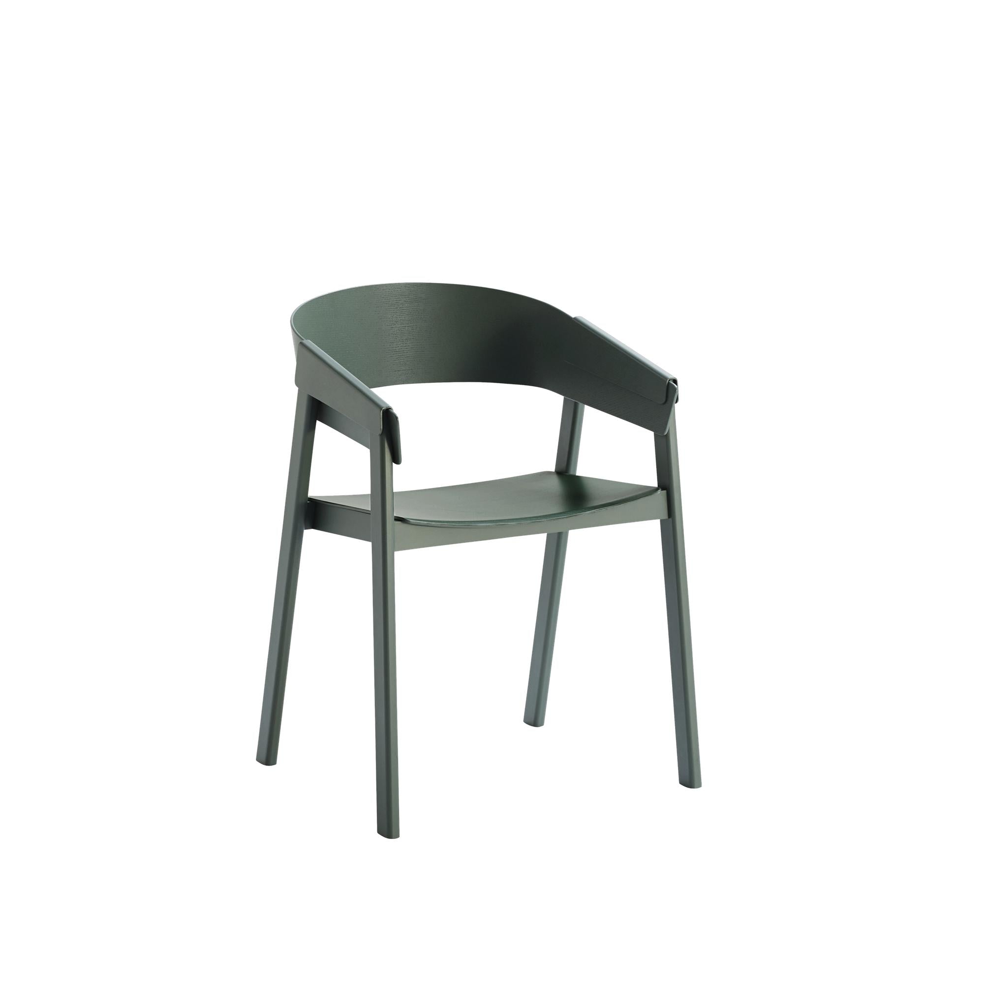 Muuto Cover Chair Træ Sæde, Grøn