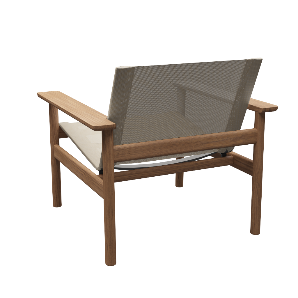 Fritz Hansen Pelagus Outdoor Lounge Chair Tiikki/Hiekka 