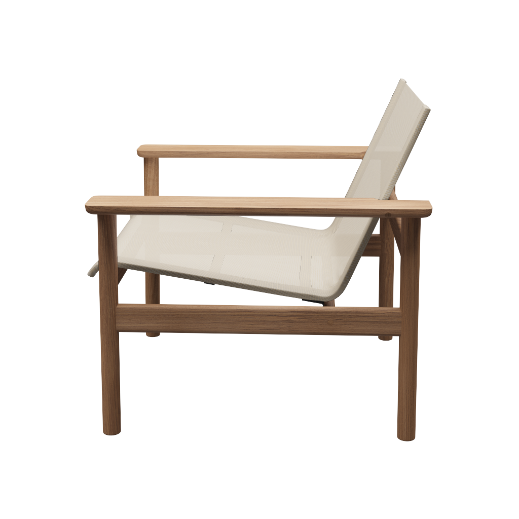 Fritz Hansen Pelagus Outdoor Lounge Chair Tiikki/Hiekka 