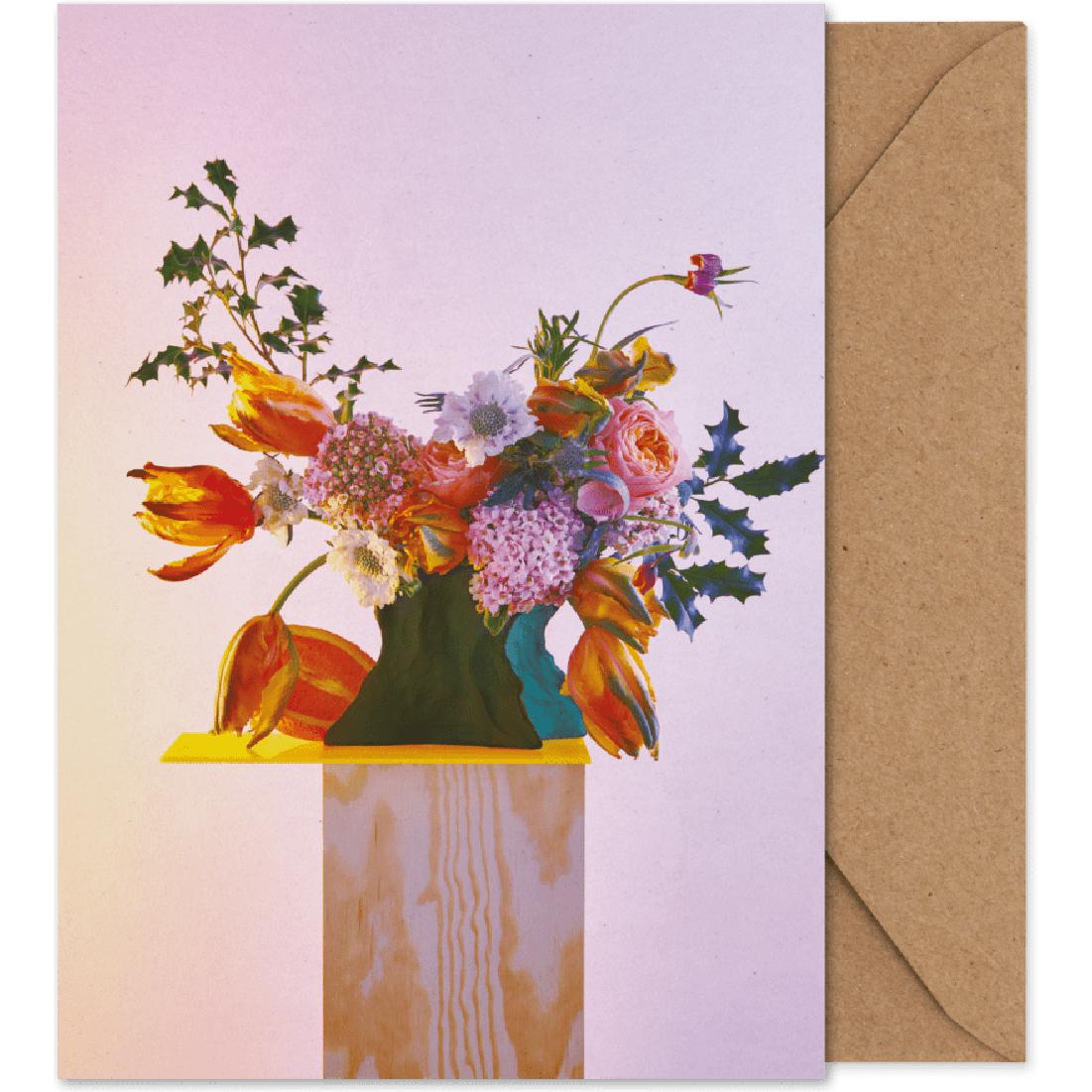 Paper Collective Bloom 08 Art Card, Orange