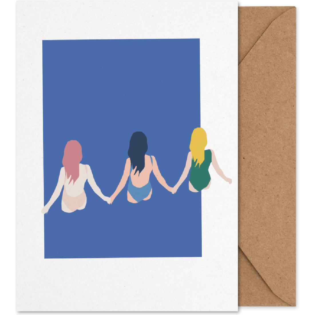Paper Collective Girls Art Card