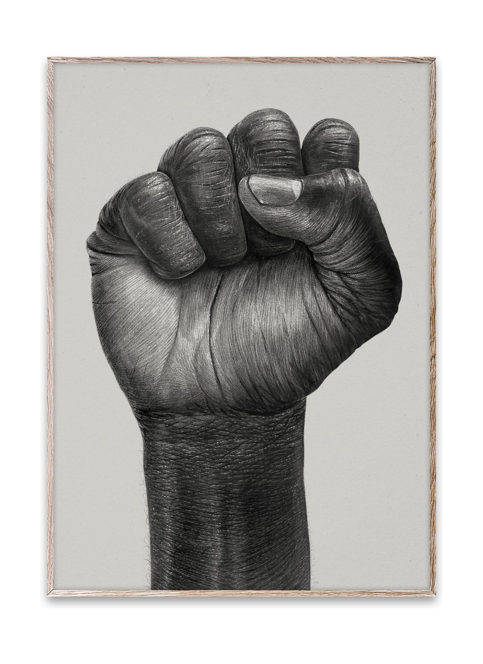 Paper Collective Raised Fist Plakat, 50X70 Cm