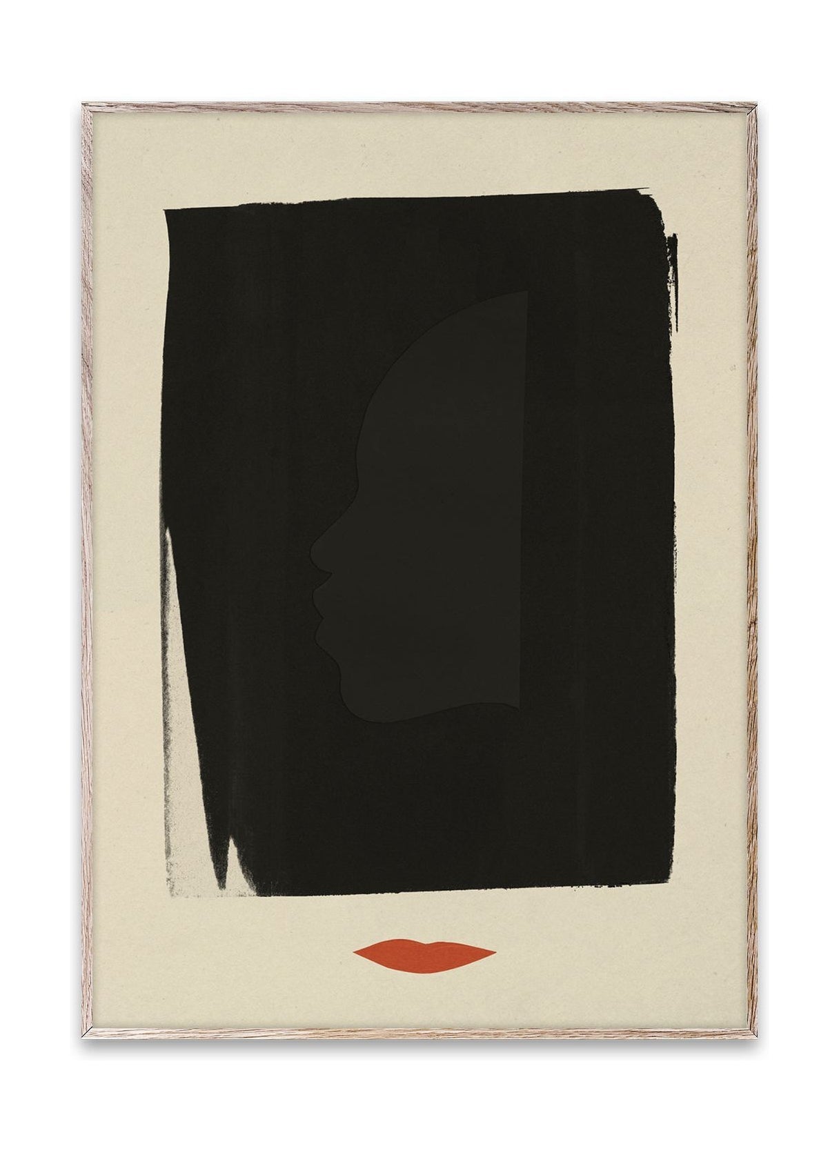 Paper Collective Red Lips Plakat, 30x40 cm