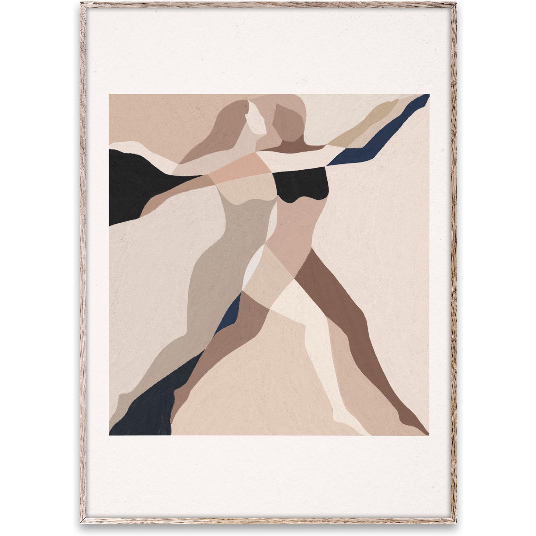 Paper Collective Two Dancers Plakat, 50X70 Cm
