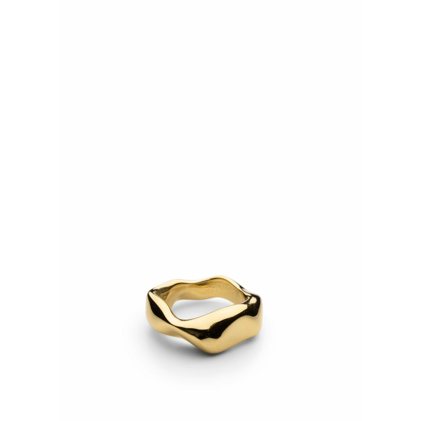 Skultuna Chunky Petit Ring Stor Forgyldt, Ø1,97 cm