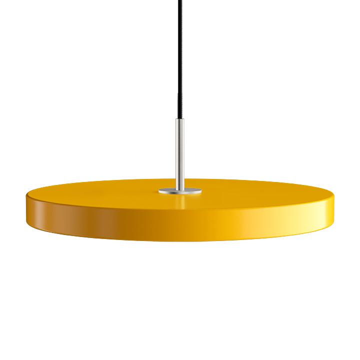 Umage Asteria LED Pendel, Stål/Saffron Yellow