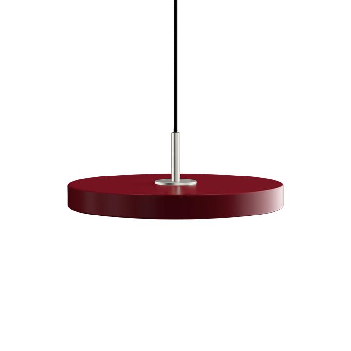 Umage Asteria Mini LED Pendel, Stål/Ruby Red