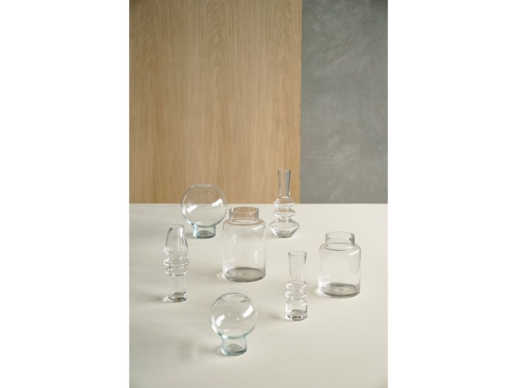 Villa Collection Trio Vase 20 Cm, Klar