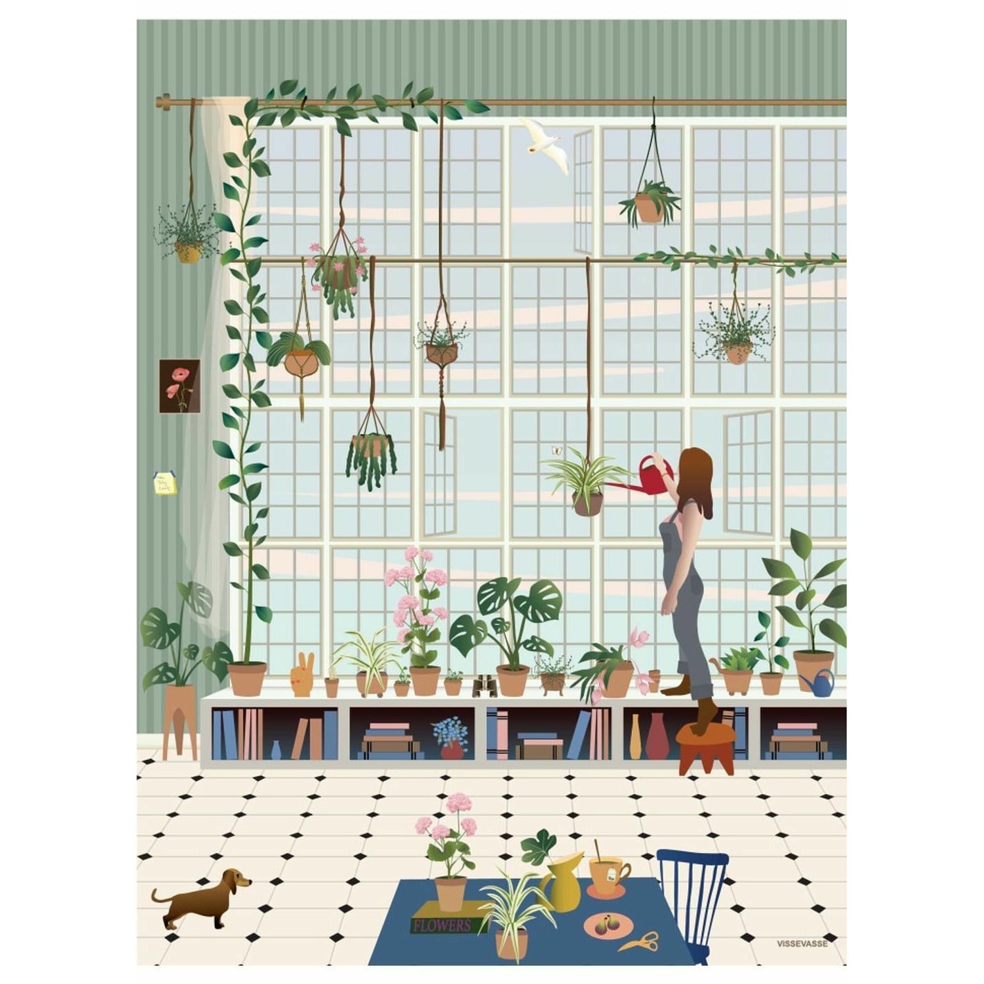 Vissevasse Plant Lover Plakat, 30 x 40 cm